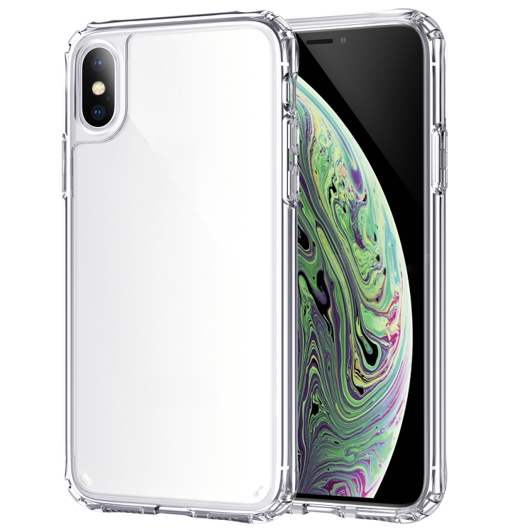 

For iPhone X / XS Shockproof Thickening Acrylic Protective Case(Transparent)
