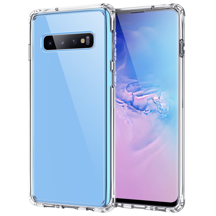 

For Galaxy S10 Shockproof Thickening Acrylic Protective Case(Transparent)