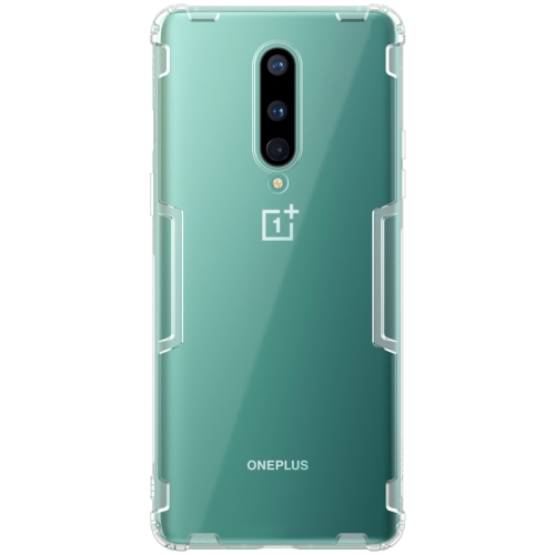 

For OnePlus 8 NILLKIN Nature TPU Transparent Soft Protective Case(White)