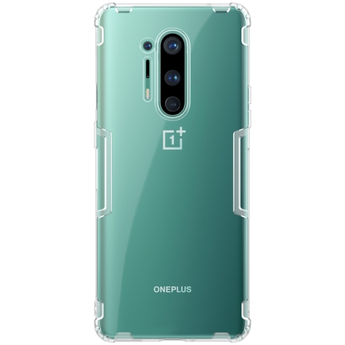 

For OnePlus 8 Pro NILLKIN Nature TPU Transparent Soft Protective Case(White)