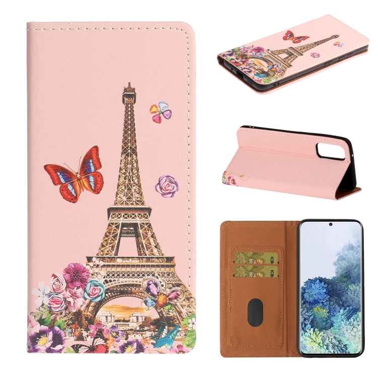 

For Galaxy A71 3D Painting Horizontal Flip Leather Case with Holder & Card Slot & Wallet & Lanyard(Iron Tower)