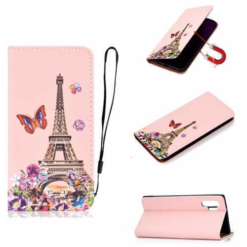 

For Galaxy Note 10 Pro 3D Painting Horizontal Flip Leather Case with Holder & Card Slot & Wallet & Lanyard(Iron Tower)