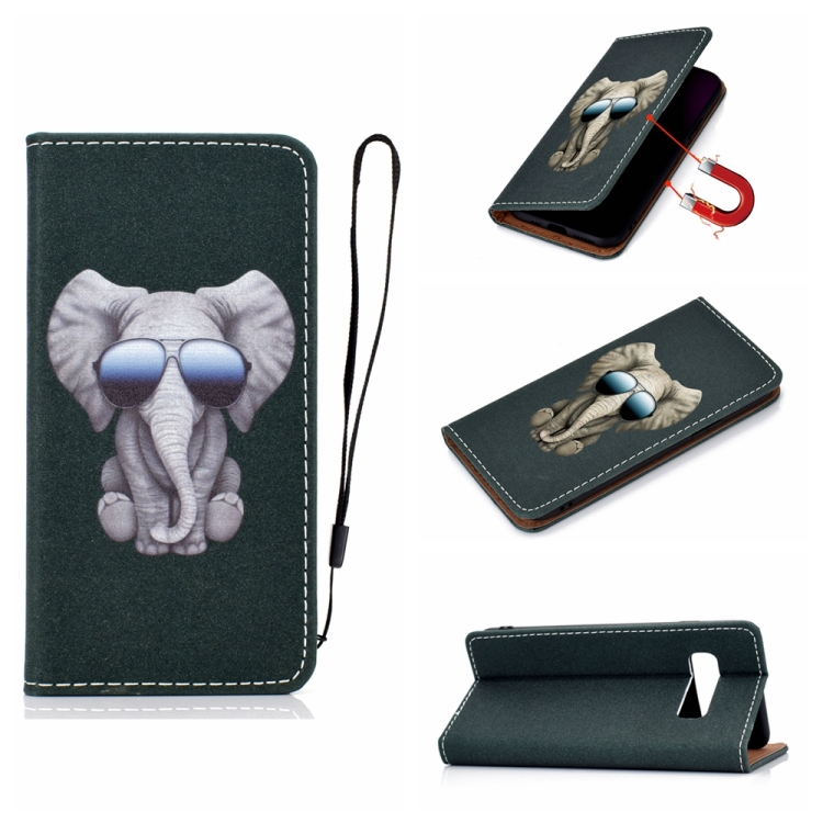 

For Galaxy S10 3D Painting Horizontal Flip Leather Case with Holder & Card Slot & Wallet & Lanyard(Elephant)