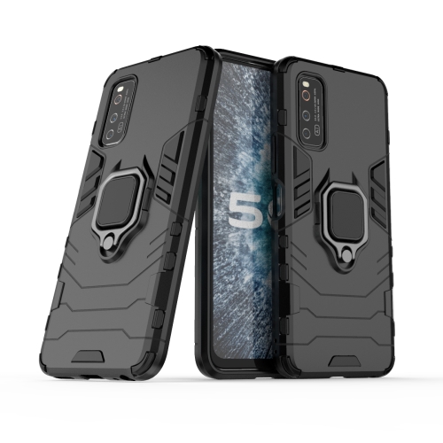 

For Vivo IQOO Neo 3 PC + TPU Protective Case with Magnetic Ring Holder(Black)