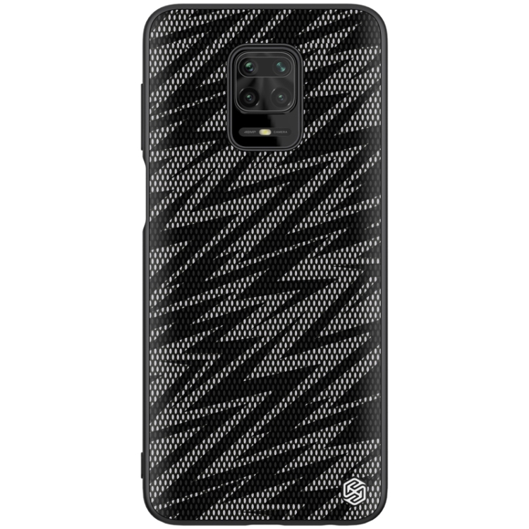 

For Xiaomi Redmi Note 9 Pro NILLKIN Glorious Series TPU + PC 3D Geometric Texture Reflective Protective Case(Thunderbolt Texture)