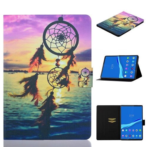 

For Lenovo Tab M10 Plus TB-X606F Coloured Drawing Horizontal Flip Leather Case with Holder & Card Slot & Sleep / Wake-up Function(Dreamcatcher)
