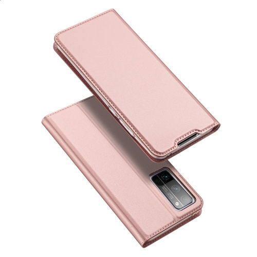 

For Huawei Honor 30 Pro DUX DUCIS Skin Pro Series Horizontal Flip PU + TPU Leather Case, with Holder & Card Slots(Rose Gold)