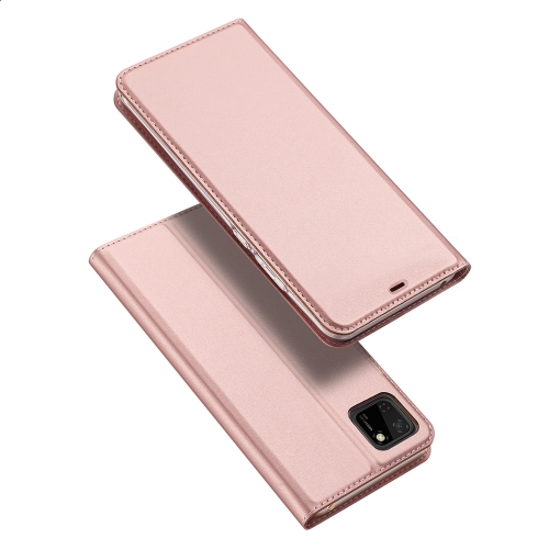 

For Huawei Y5p DUX DUCIS Skin Pro Series Horizontal Flip PU + TPU Leather Case, with Holder & Card Slots(Rose Gold)