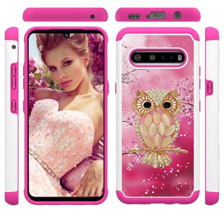 

For LG Stylo 6 Coloured Drawing Pattern PU Skinny + TPU Protective Case(Shell Cat)
