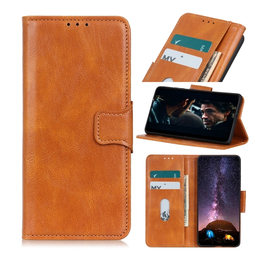 

For Sony Xperia L4 Mirren Crazy Horse Texture Horizontal Flip Leather Case with Holder & Card Slots & Wallet(Brown)