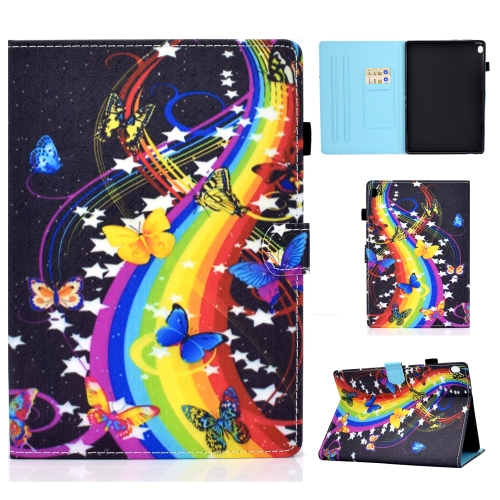 

For Lenovo Tab M10 HD TB-X505F Colored Drawing Stitching Horizontal Flip Leather Case, with Holder & Card Slots & Sleep / Wake-up Function(Music Disc)