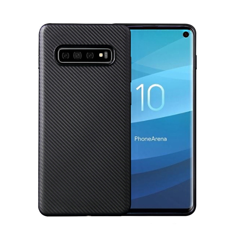 

For Samsung Galaxy S10 Lite Carbon Fiber Texture Shockproof TPU Protective Case(Black)