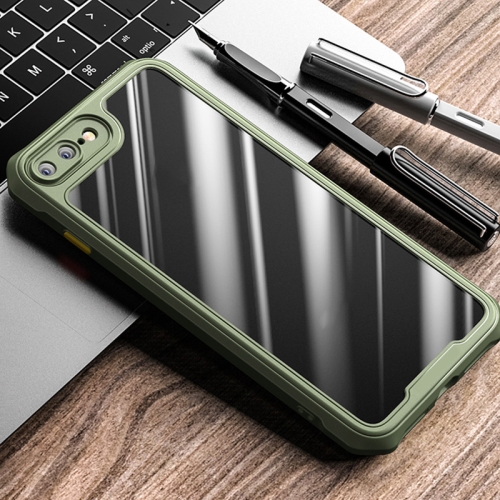 

For iPhone 8 Plus / 7 Plus iPAKY Dawn Series Airbag Shockproof TPU Case(Army Green)