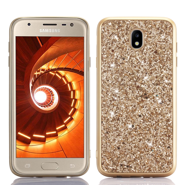 

For Xiaomi Redmi 8A / 8A Pro Glitter Powder Shockproof TPU Protective Case(Gold)