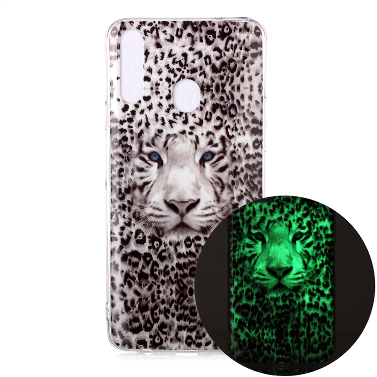 

For Samsung Galaxy A20s Luminous TPU Soft Protective Case(Leopard Tiger)