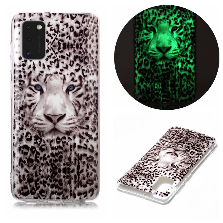

For Samsung Galaxy A41 Luminous TPU Soft Protective Case(Leopard Tiger)