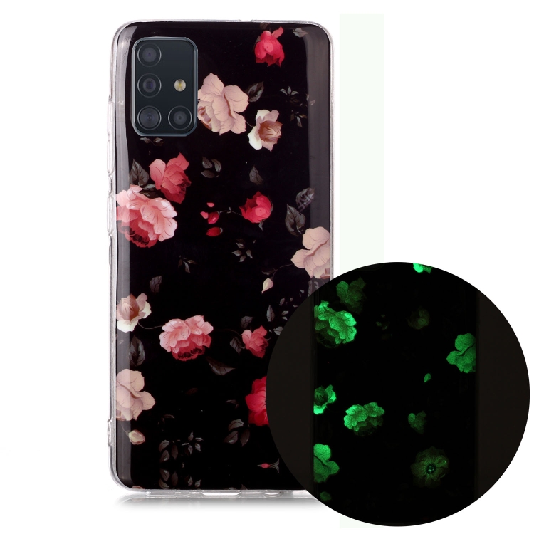

For Samsung Galaxy A51 Luminous TPU Soft Protective Case(Rose)