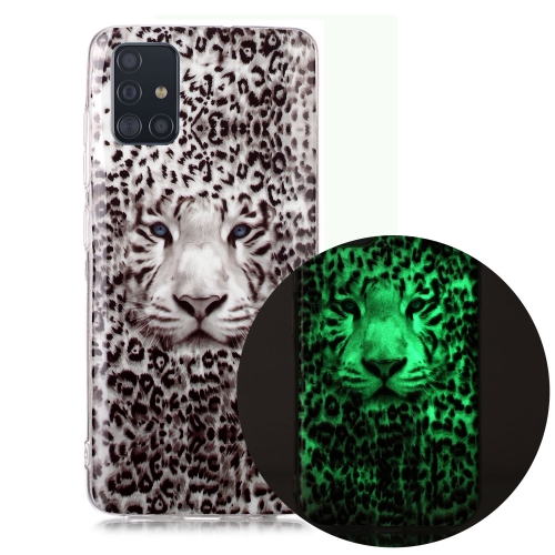 

For Samsung Galaxy A71 Luminous TPU Soft Protective Case(Leopard Tiger)