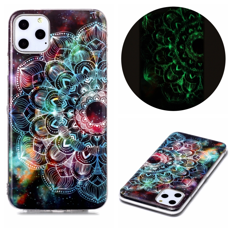 

For iPhone 11 Pro Max Luminous TPU Soft Protective Case(Mandala Flower)