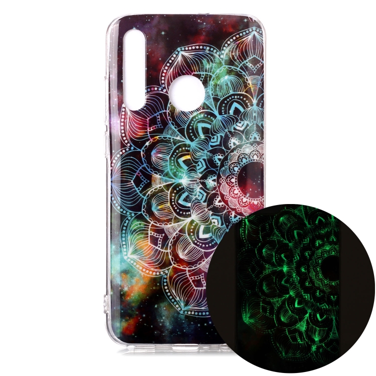 

For Huawei Honor 10 Lite Luminous TPU Soft Protective Case(Mandala Flower)