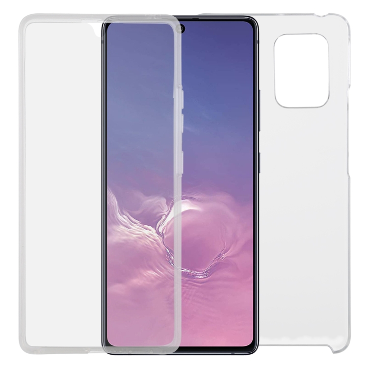 

For Samsung Galaxy S10 Lite PC+TPU Ultra-Thin Double-Sided All-Inclusive Transparent Mobile Phone Case