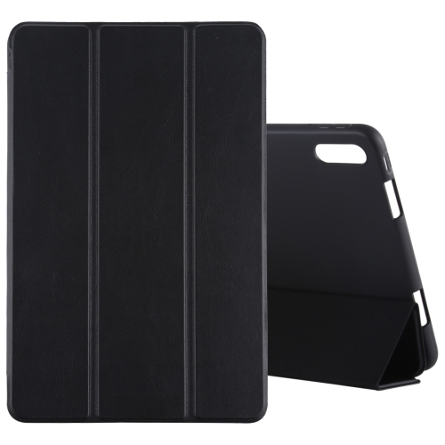 

For Huawei MatePad 10.4 inch Ultra-thin Horizontal Flip TPU Leather Case with Three-fold Holder(Black)