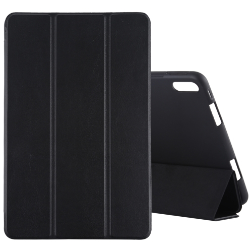 

For Huawei Matepad Pro 10.8 Ultra-thin Horizontal Flip TPU Leather Case with Three-fold Holder(Black)