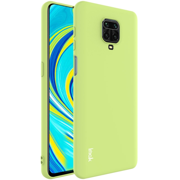 

For Xiaomi Redmi Note 9S IMAK UC-1 Series Shockproof Frosted TPU Protective Case(Green)