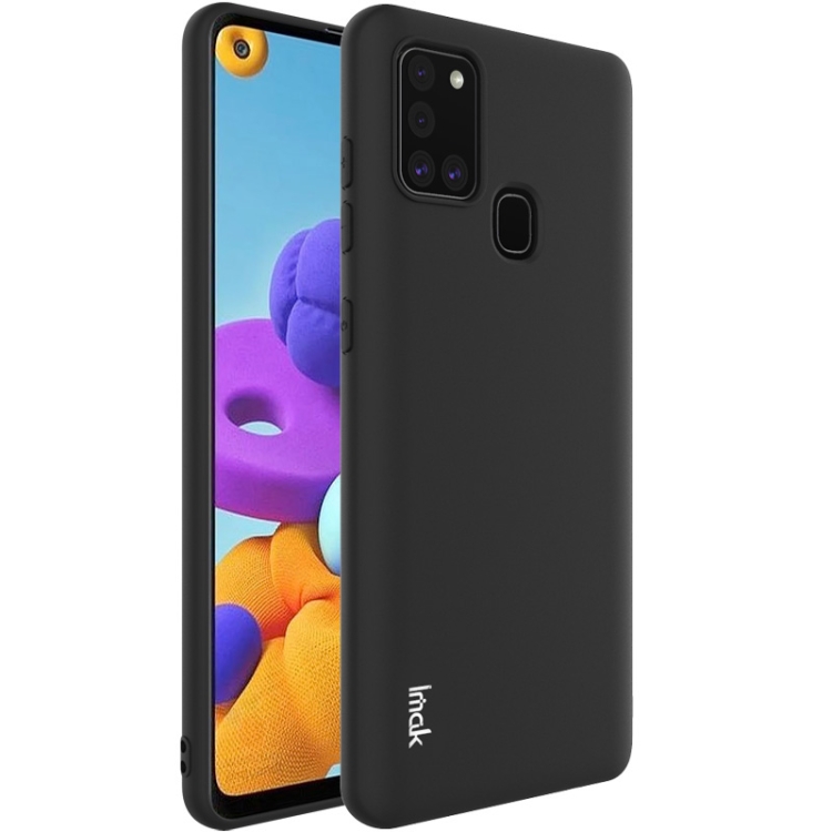 

For Samsung Galaxy A21s IMAK UC-1 Series Shockproof Frosted TPU Protective Case(Black)