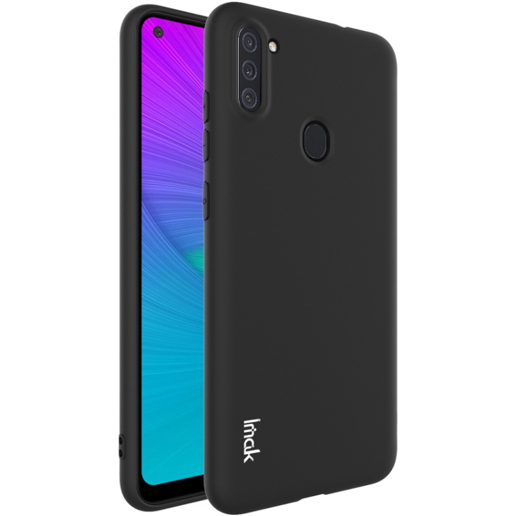 

For Samsung Galaxy M11 IMAK UC-1 Series Shockproof Frosted TPU Protective Case(Black)