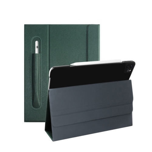 

For iPad Pro 11 inch (2020) Geya Series PC + TPU Horizontal Flip Leather Case with Holder & Pen Slot & Sleep / Wake-up Function(Dark Green)