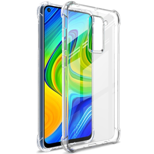 

For Xiaomi Redmi Note 9 IMAK Full Coverage Shockproof TPU Protective Case(Transparent)