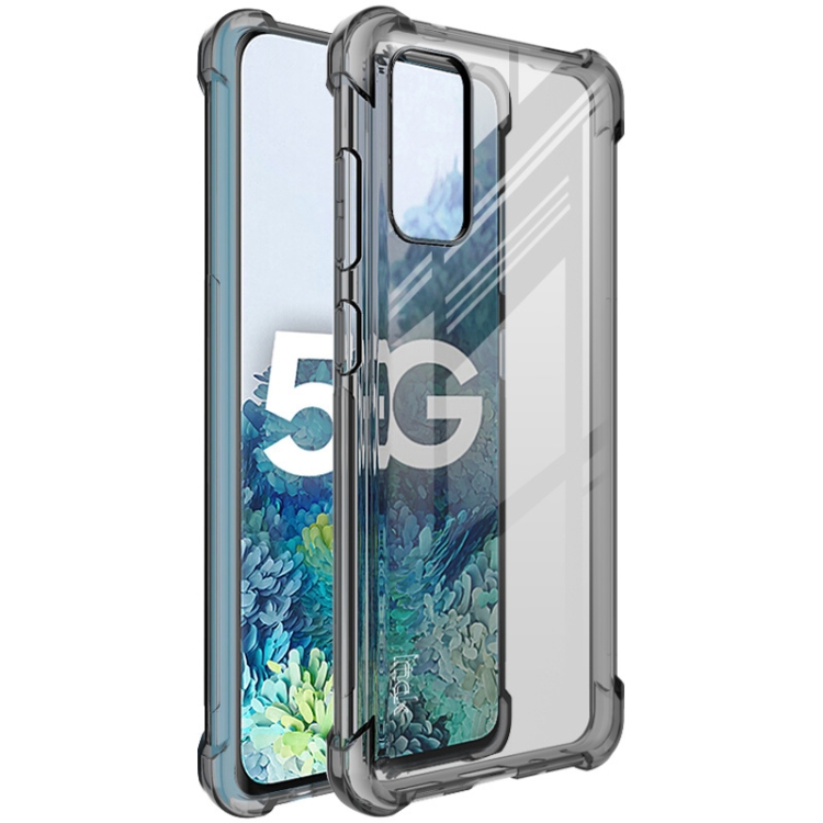 

For Samsung Galaxy S20 5G IMAK Full Coverage Shockproof TPU Protective Case(Transparent Black)