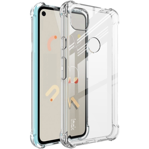 

For Google Pixel 4a IMAK Full Coverage Shockproof TPU Protective Case(Transparent)