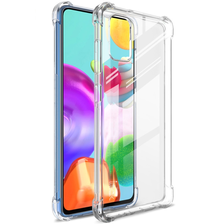 

For Samsung Galaxy A41 IMAK Full Coverage Shockproof TPU Protective Case(Transparent)