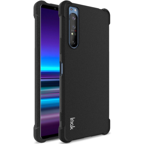 

For Sony Xperia 1 II IMAK Full Coverage Shockproof TPU Protective Case(Frosted Black)