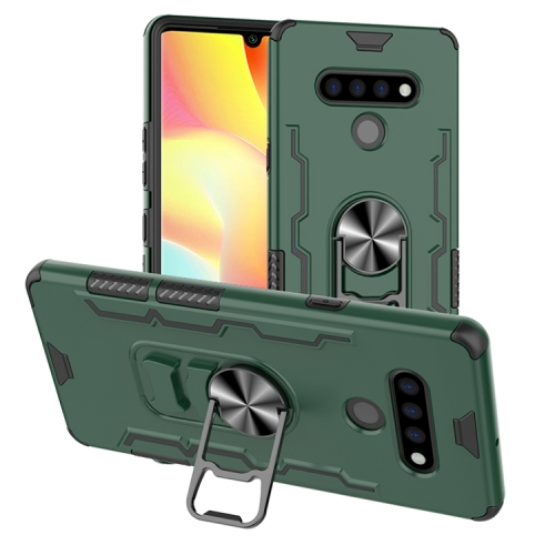 

For LG Stylo 6 Shockproof PC + TPU Protective Case with Beer Opener & Car Holder(Green)