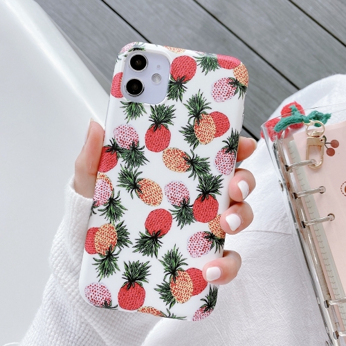 

For iPhone 11 Pineapple Series Shockproof TPU Soft Protective Case(Colorful Pineapple)