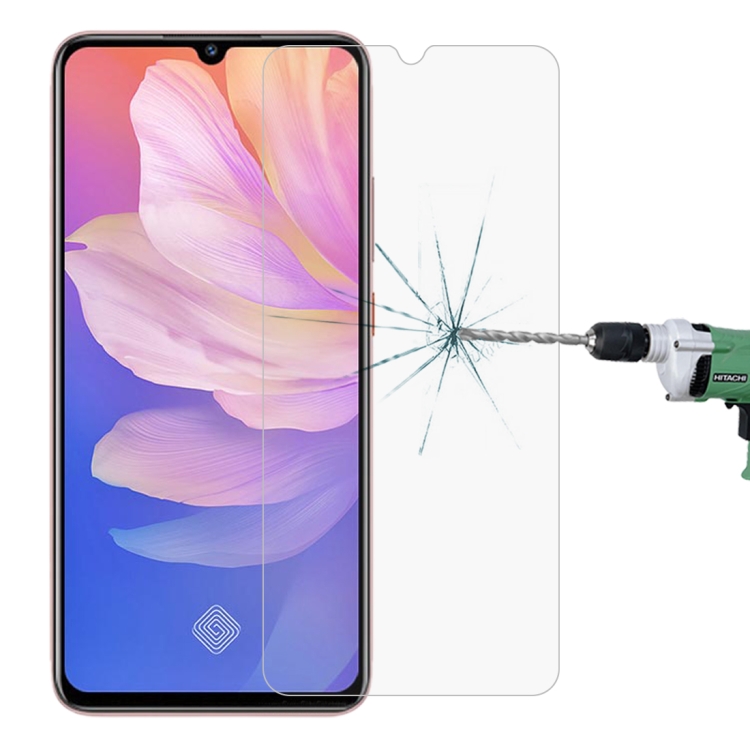 

For Vivo S1 Pro Half-screen Transparent Tempered Glass Film