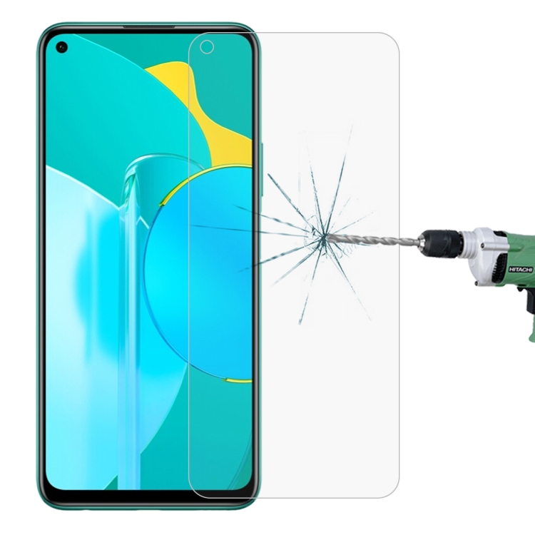 

For Huawei Honor 30S Half-screen Transparent Tempered Glass Film