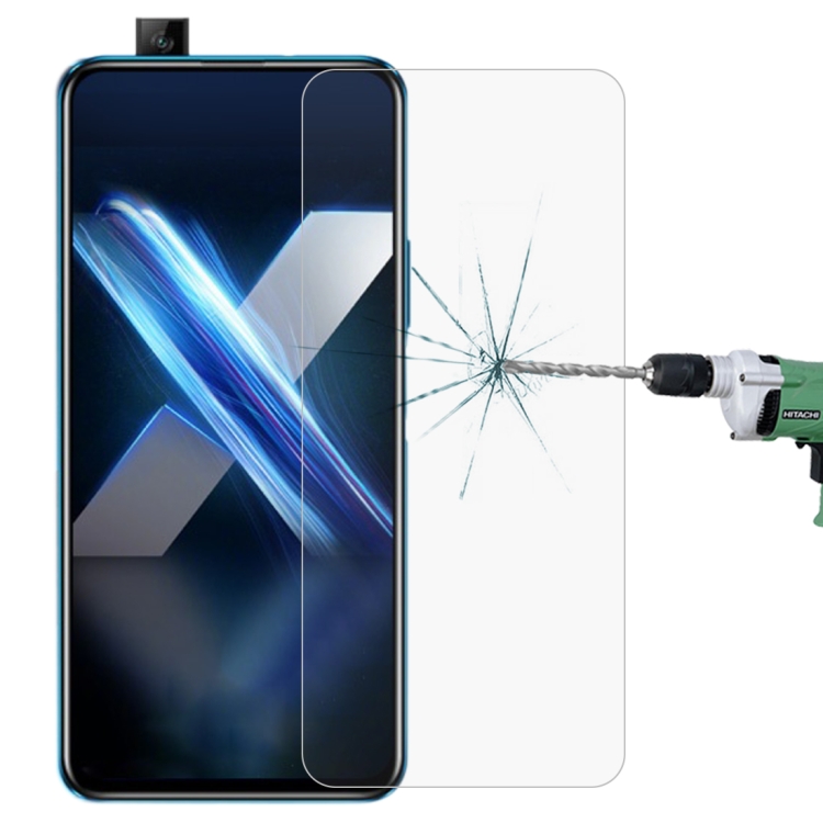 

For Huawei Honor X10 Pro Half-screen Transparent Tempered Glass Film