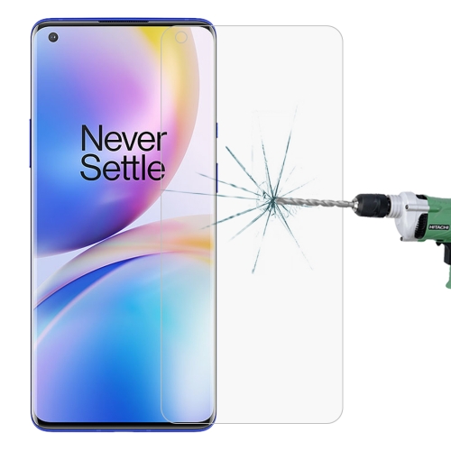 

For OnePlus 8 Pro Half-screen Transparent Tempered Glass Film
