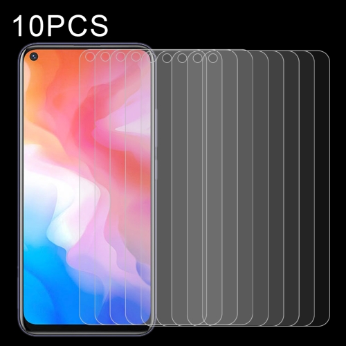 

For Vivo Y3 10 PCS Half-screen Transparent Tempered Glass Film