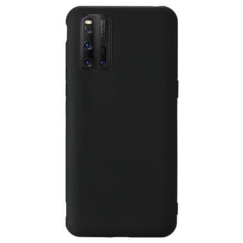 

For Vivo IQOO 3 Shockproof Frosted TPU Protective Case(Black)