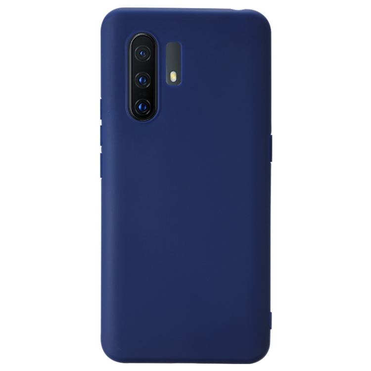 

For Vivo X30 Shockproof Frosted TPU Protective Case(Dark Blue)