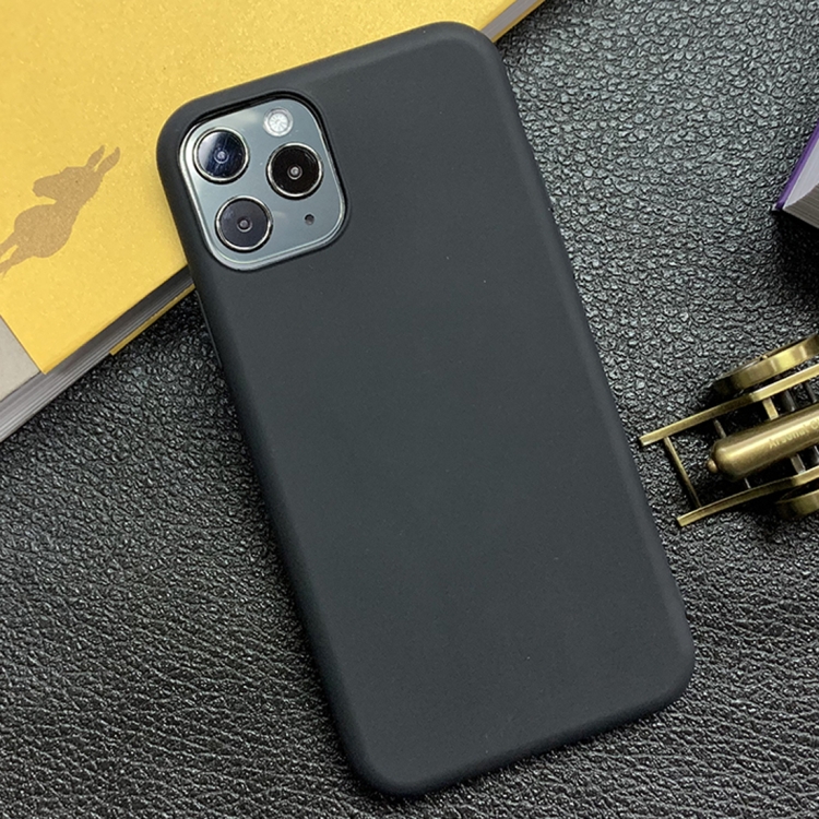 

For iPhone 11 Pro Shockproof Frosted TPU Protective Case(Black)