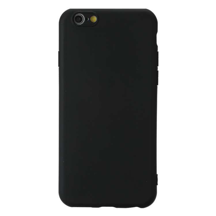 

For iPhone 6 Plus Shockproof Frosted TPU Protective Case(Black)