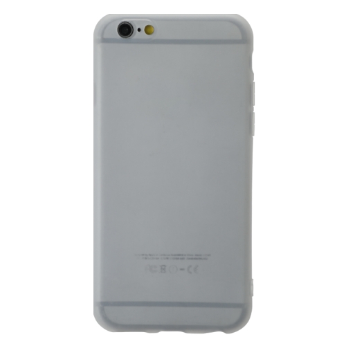 

For iPhone 6 Shockproof Frosted TPU Transparent Protective Case(Grey)