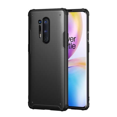 

For OnePlus 8 Pro Four-corner Skin Feel Shockproof TPU + PC Protective Case(Black)