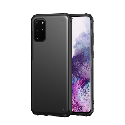 

For Samsung Galaxy S20+ Four-corner Skin Feel Shockproof TPU + PC Protective Case(Black)